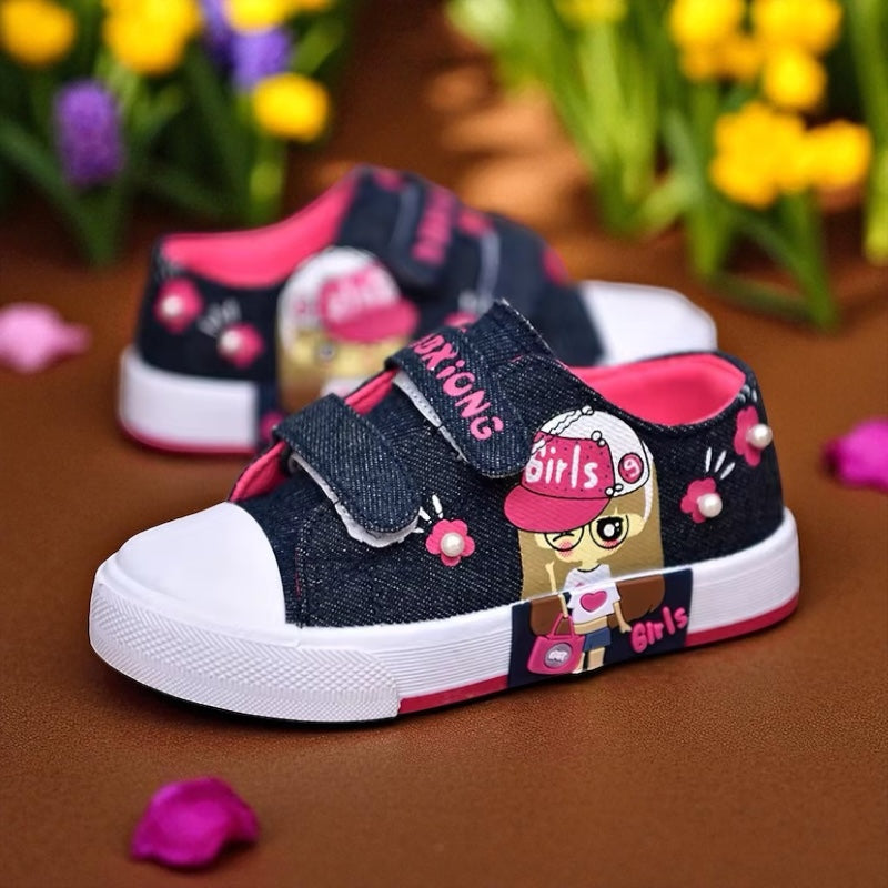 Girls Canvas Denim Shoes