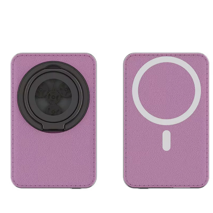 Magnetic Leatherette Wireless iPhone Charger
