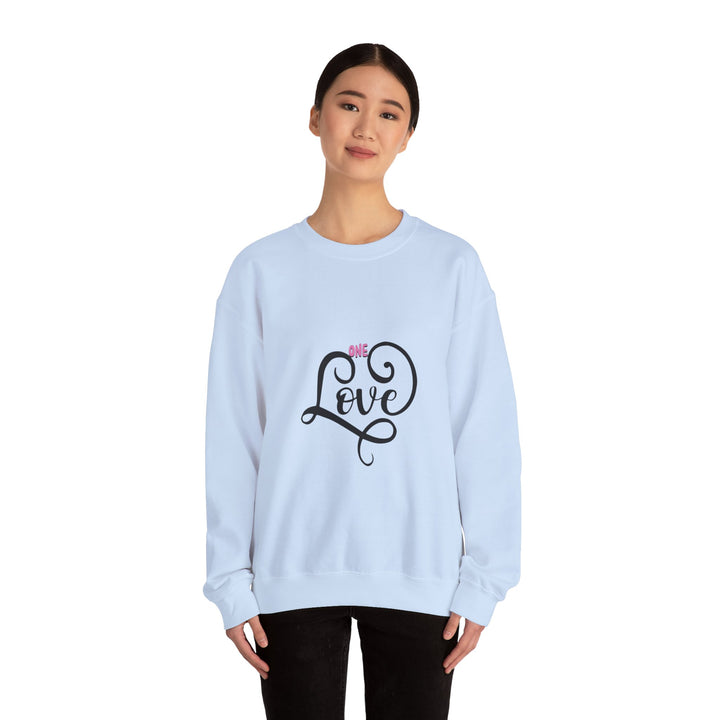 One Love Unisex Heavy Blend™ Crewneck Sweatshirt - Cozy & Meaningful Gift for Any Occasion