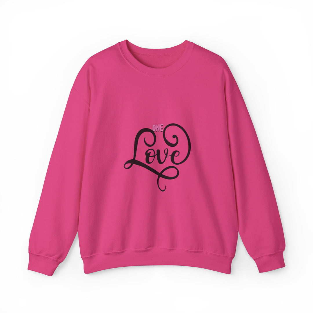 One Love Unisex Heavy Blend™ Crewneck Sweatshirt - Cozy & Meaningful Gift for Any Occasion