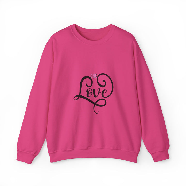 One Love Unisex Heavy Blend™ Crewneck Sweatshirt - Cozy & Meaningful Gift for Any Occasion