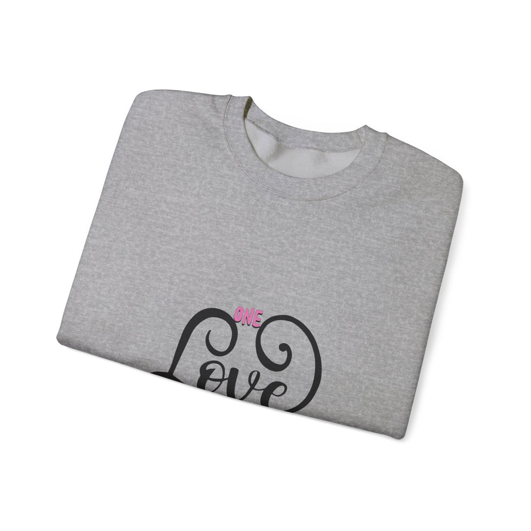 One Love Unisex Heavy Blend™ Crewneck Sweatshirt - Cozy & Meaningful Gift for Any Occasion