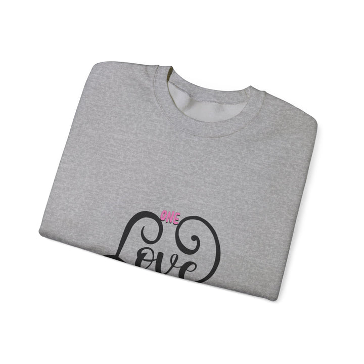 One Love Unisex Heavy Blend™ Crewneck Sweatshirt - Cozy & Meaningful Gift for Any Occasion