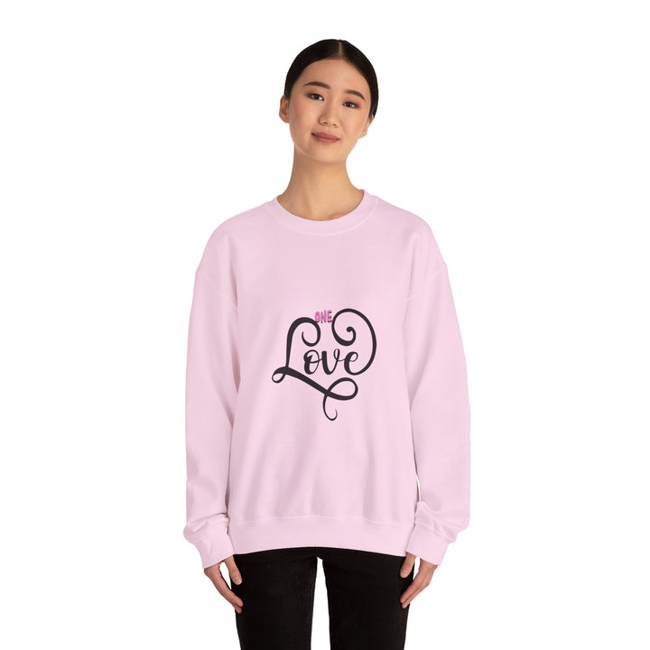 One Love Unisex Heavy Blend™ Crewneck Sweatshirt - Cozy & Meaningful Gift for Any Occasion
