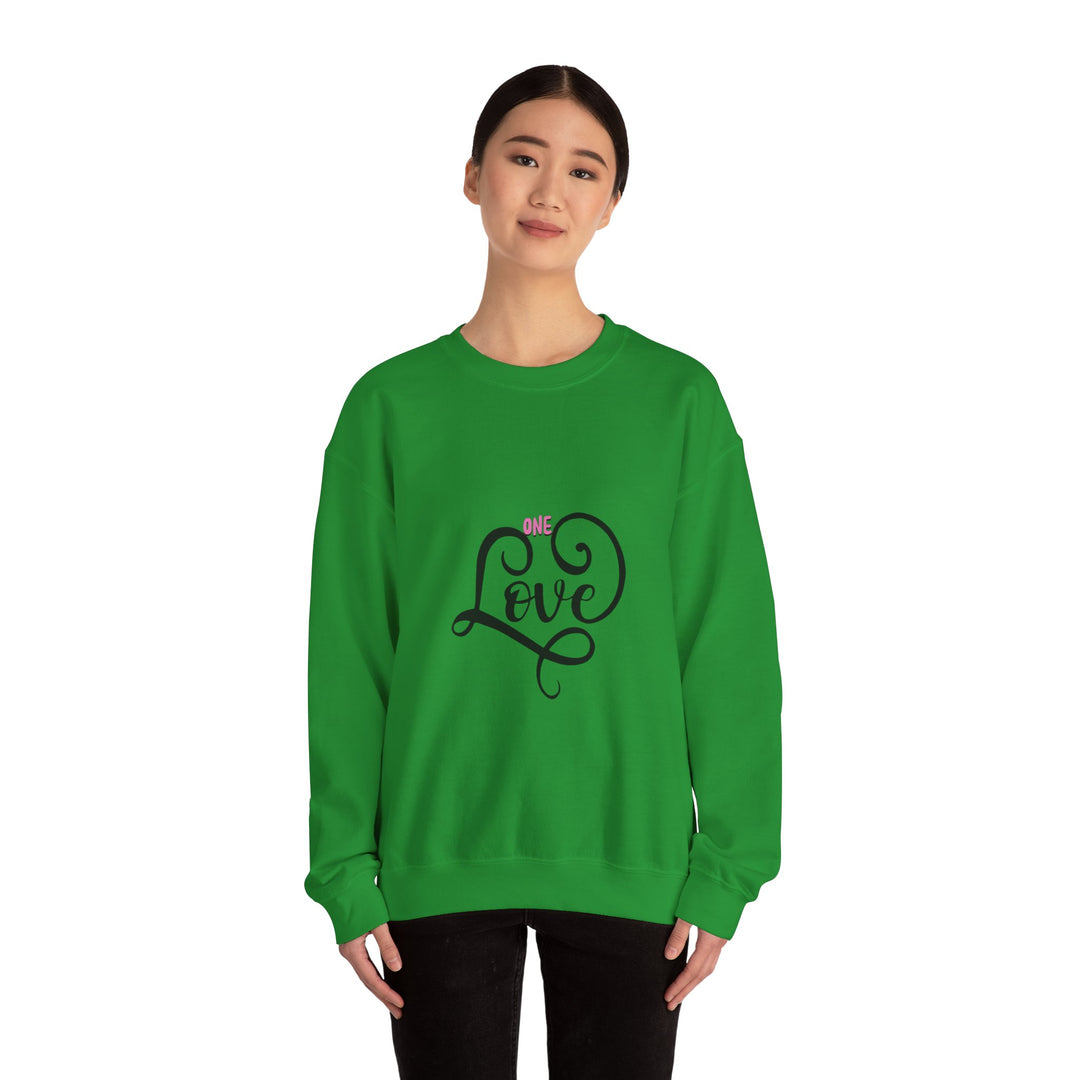 One Love Unisex Heavy Blend™ Crewneck Sweatshirt - Cozy & Meaningful Gift for Any Occasion