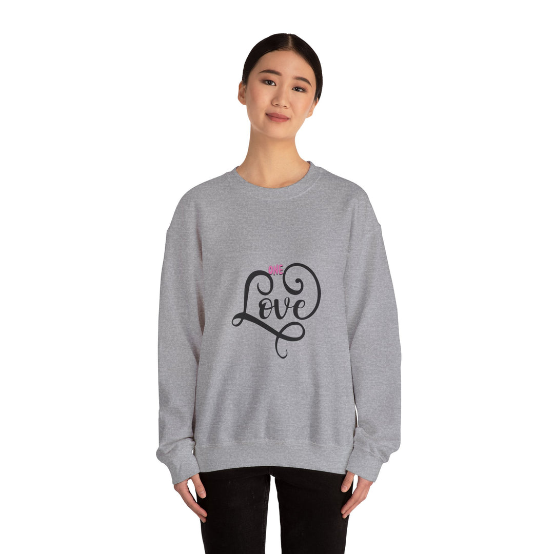 One Love Unisex Heavy Blend™ Crewneck Sweatshirt - Cozy & Meaningful Gift for Any Occasion