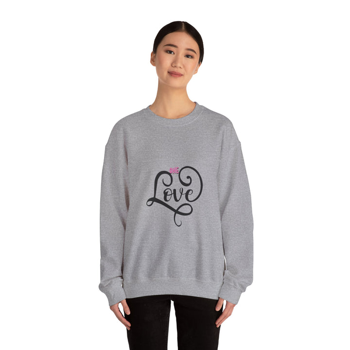 One Love Unisex Heavy Blend™ Crewneck Sweatshirt - Cozy & Meaningful Gift for Any Occasion