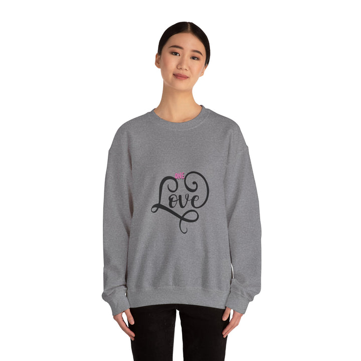 One Love Unisex Heavy Blend™ Crewneck Sweatshirt - Cozy & Meaningful Gift for Any Occasion