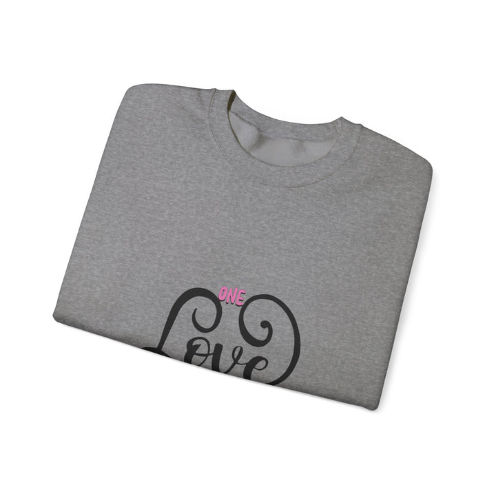 One Love Unisex Heavy Blend™ Crewneck Sweatshirt - Cozy & Meaningful Gift for Any Occasion