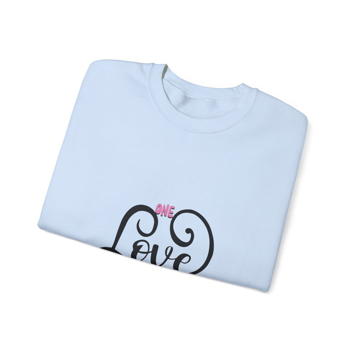 One Love Unisex Heavy Blend™ Crewneck Sweatshirt - Cozy & Meaningful Gift for Any Occasion