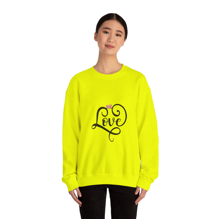 One Love Unisex Heavy Blend™ Crewneck Sweatshirt - Cozy & Meaningful Gift for Any Occasion