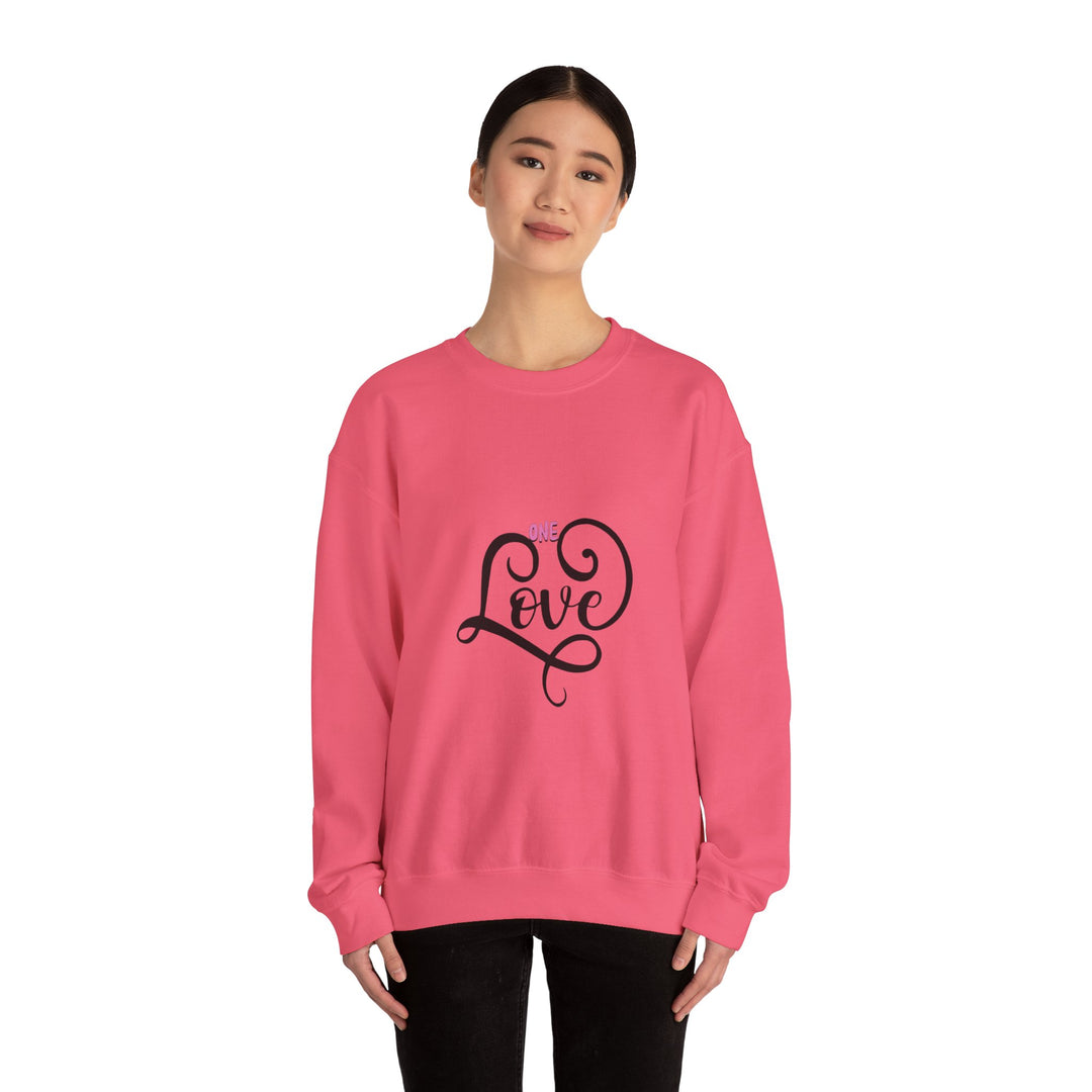 One Love Unisex Heavy Blend™ Crewneck Sweatshirt - Cozy & Meaningful Gift for Any Occasion