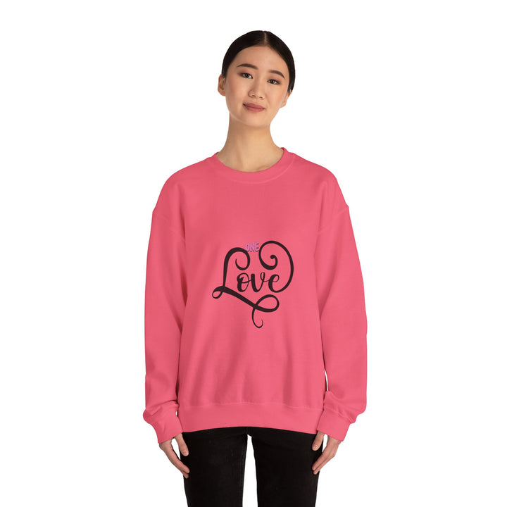 One Love Unisex Heavy Blend™ Crewneck Sweatshirt - Cozy & Meaningful Gift for Any Occasion