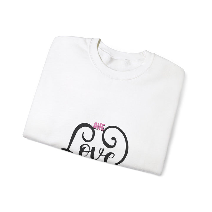 One Love Unisex Heavy Blend™ Crewneck Sweatshirt - Cozy & Meaningful Gift for Any Occasion