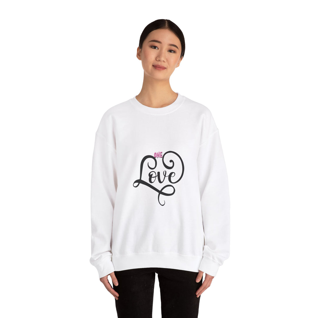 One Love Unisex Heavy Blend™ Crewneck Sweatshirt - Cozy & Meaningful Gift for Any Occasion