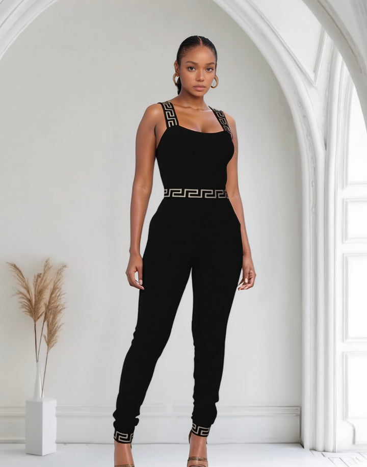 Summer, Spring Jumpsuites Ladies Rompers Designer Spaghetti Strap Bodycon Jumpsuit
