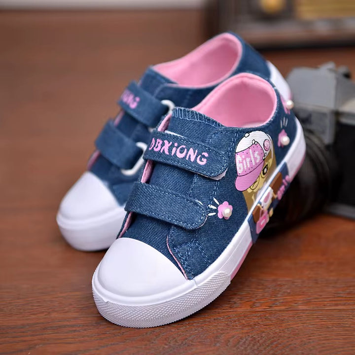 Girls Canvas Denim Shoes