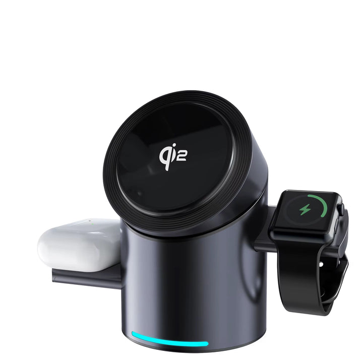 Rotating 3 in 1 Charger for iPhone iPod iWatch