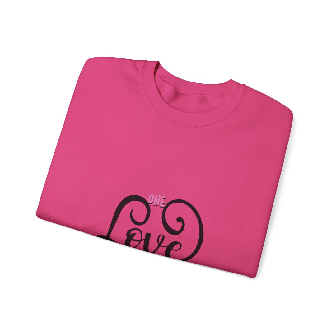 One Love Unisex Heavy Blend™ Crewneck Sweatshirt - Cozy & Meaningful Gift for Any Occasion