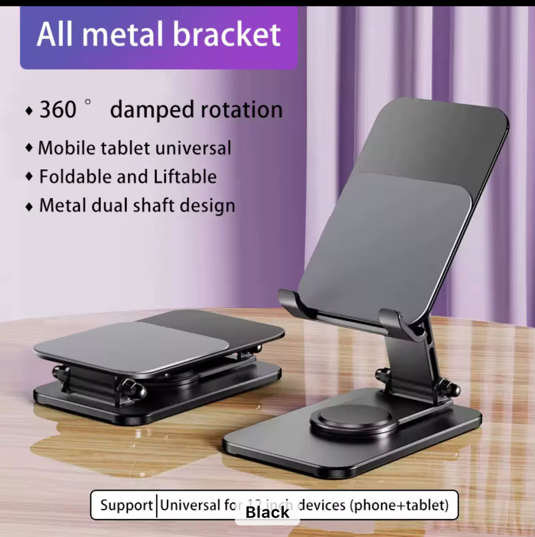 Portable Foldable Desktop Aluminum Alloy Mobile iPad Stand!