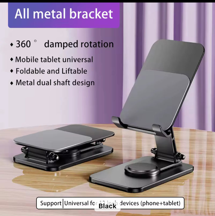Portable Foldable Desktop Aluminum Alloy Mobile iPad Stand!