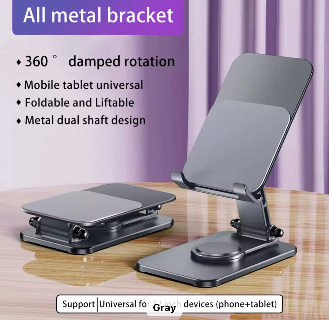 Portable Foldable Desktop Aluminum Alloy Mobile iPad Stand!