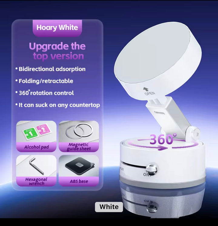 Upgraded Rotating Magnetic Vacuum Adjustable Phone holder.