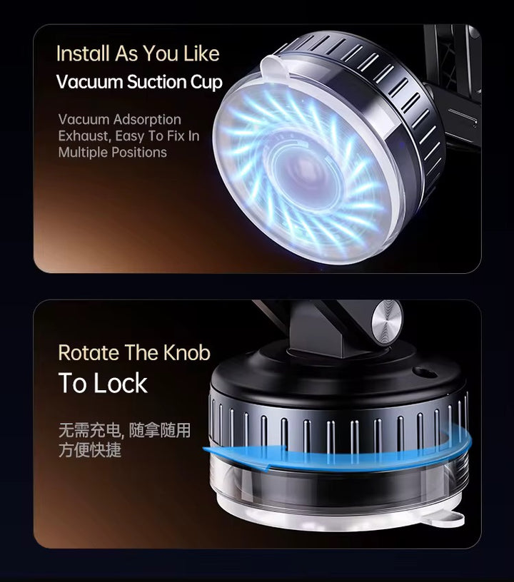 Three-axis Vacuum Magnetic Car Phone Holder