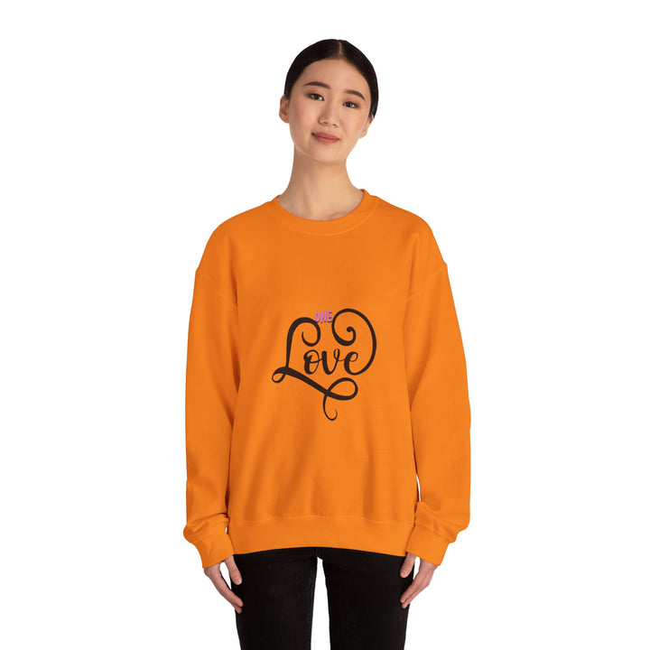 One Love Unisex Heavy Blend™ Crewneck Sweatshirt - Cozy & Meaningful Gift for Any Occasion
