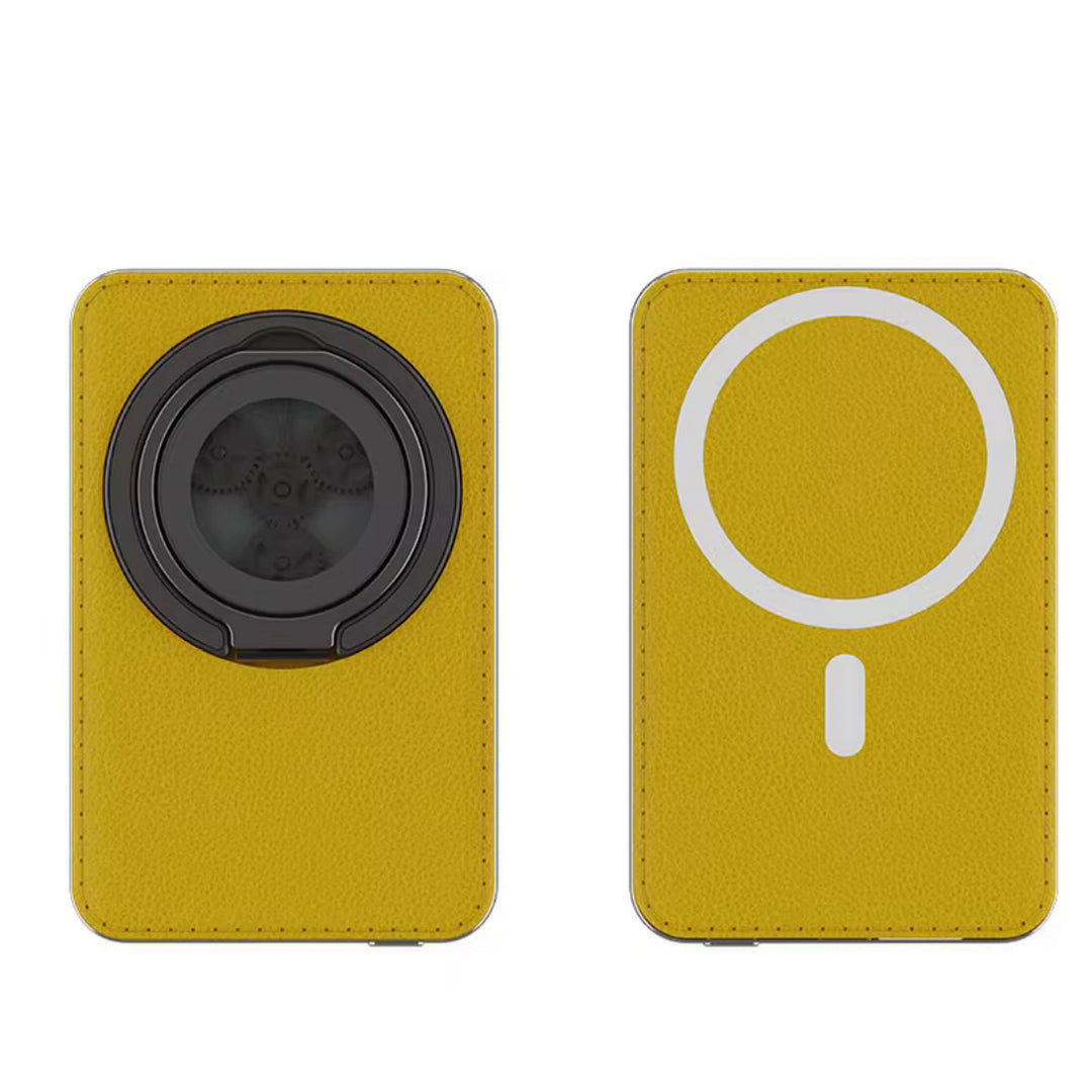Magnetic Leatherette Wireless iPhone Charger