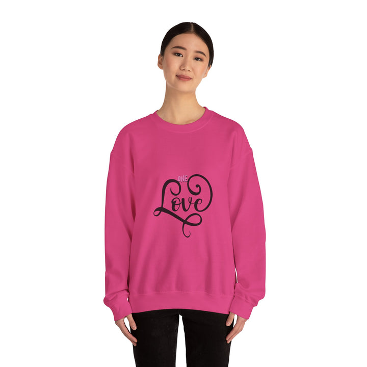 One Love Unisex Heavy Blend™ Crewneck Sweatshirt - Cozy & Meaningful Gift for Any Occasion