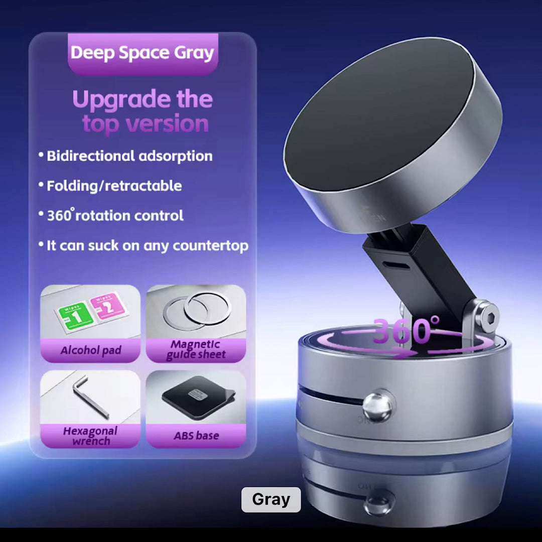 Upgraded Rotating Magnetic Vacuum Adjustable Phone holder.