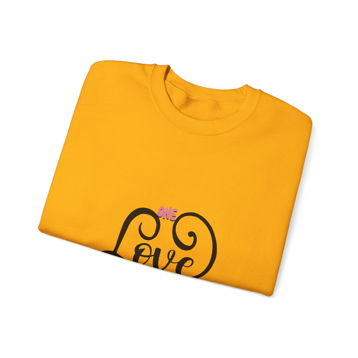 One Love Unisex Heavy Blend™ Crewneck Sweatshirt - Cozy & Meaningful Gift for Any Occasion