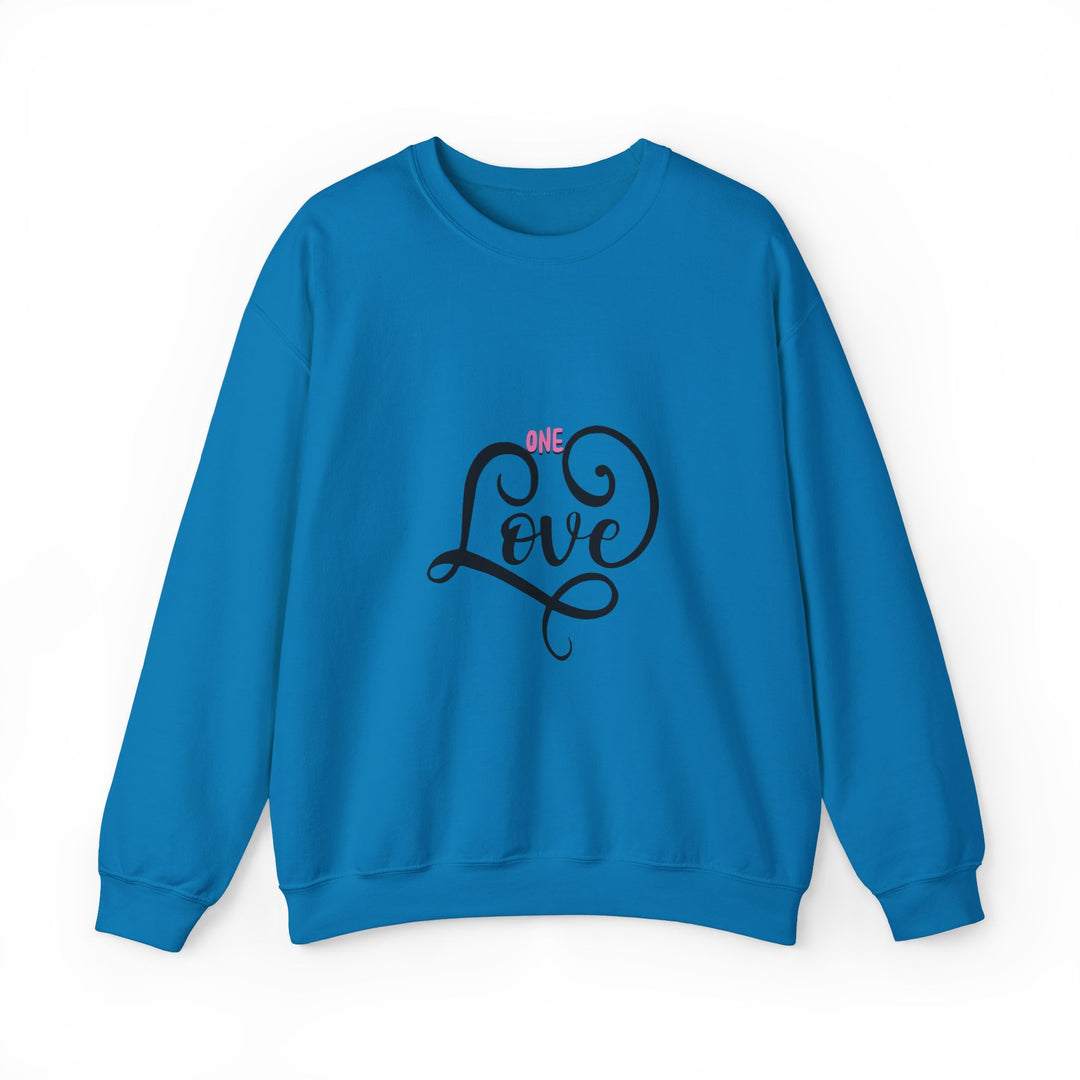 One Love Unisex Heavy Blend™ Crewneck Sweatshirt - Cozy & Meaningful Gift for Any Occasion