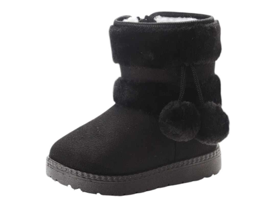 Warm Kids Girls Cotton Boots