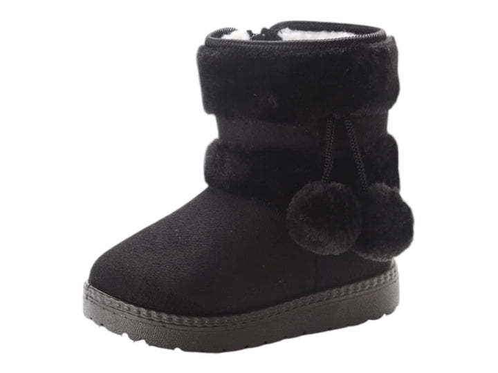 Warm Kids Girls Cotton Boots