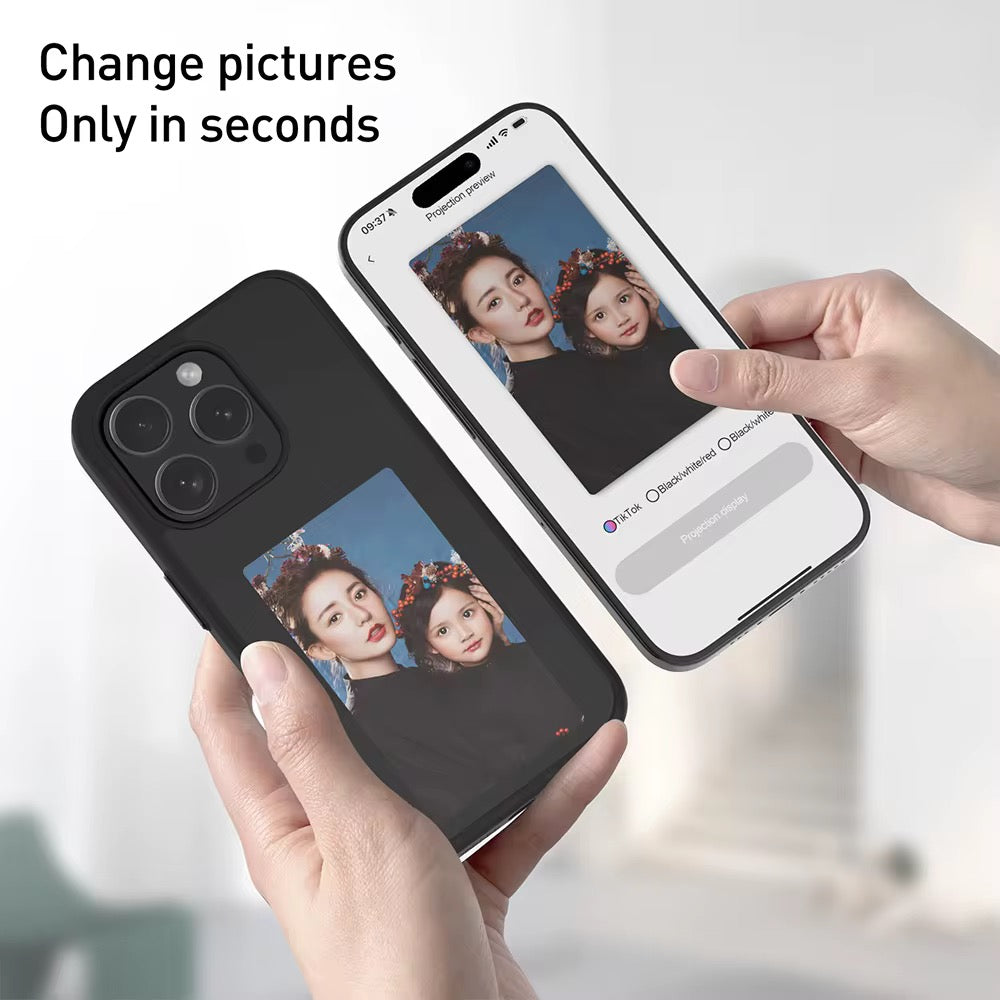 NFC Smart E Ink Screen Display Mobile iPhone 16 Pro Max Case