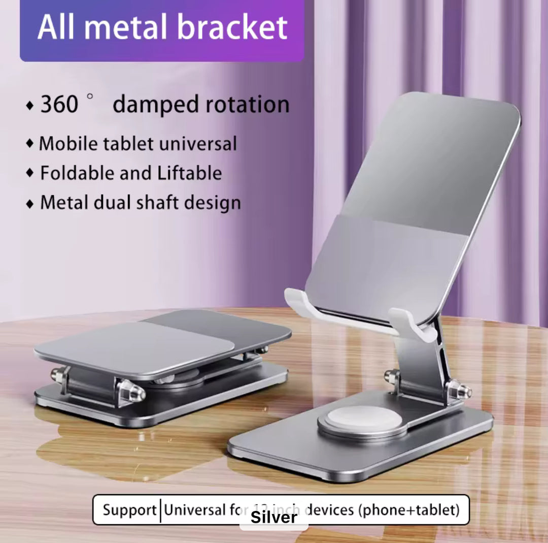 Portable Foldable Desktop Aluminum Alloy Mobile iPad Stand!