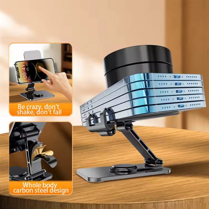 Portable Foldable Desktop Aluminum Alloy Mobile iPad Stand!