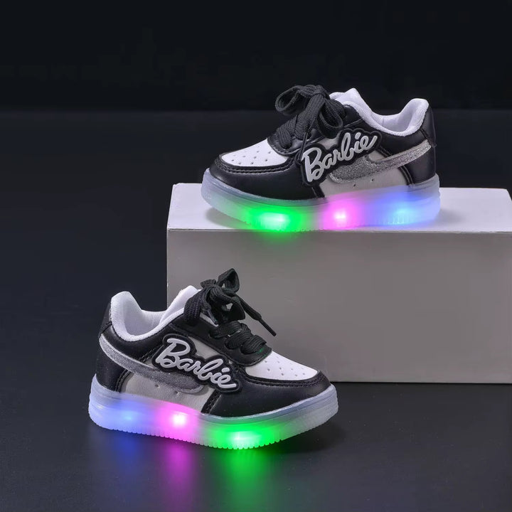 Girls Soft Sole Light Up Sneakers