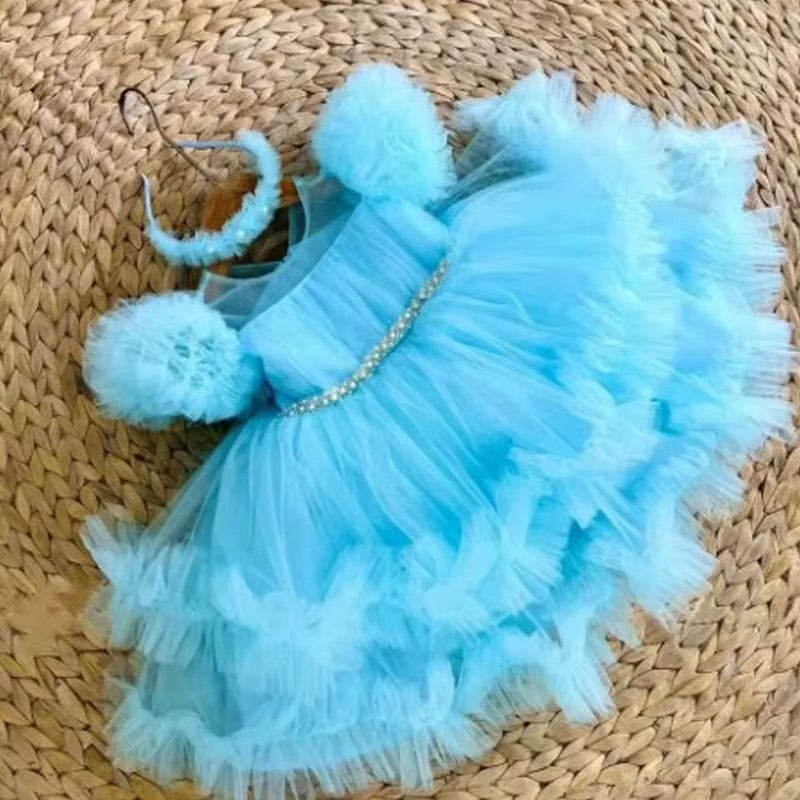 Girls Tule Princess Dress