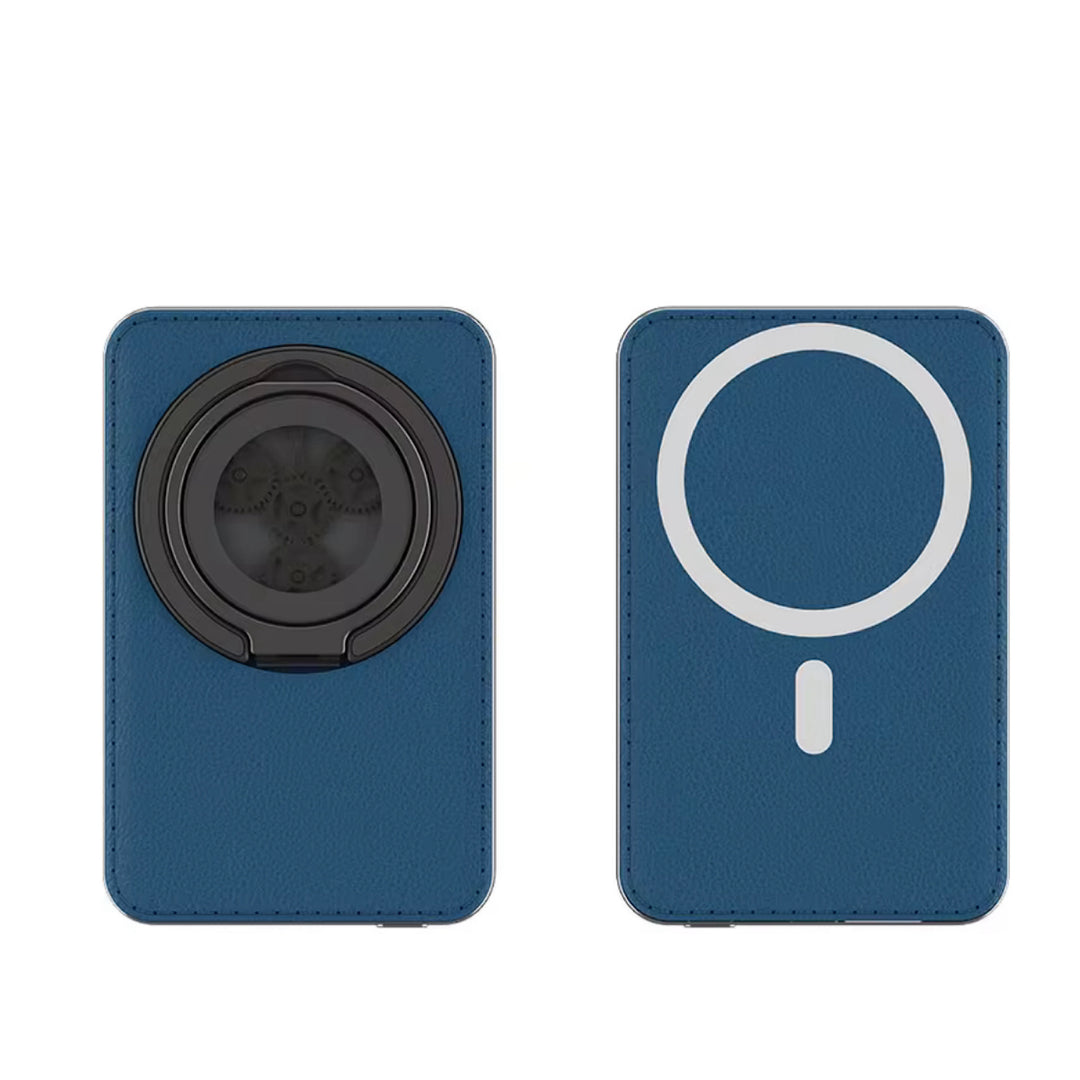 Magnetic Leatherette Wireless iPhone Charger