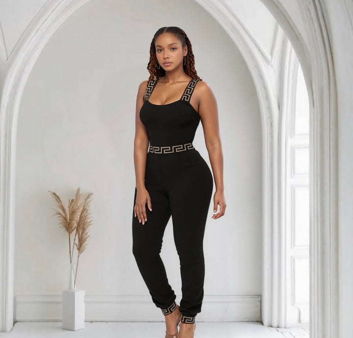 Summer, Spring Jumpsuites Ladies Rompers Designer Spaghetti Strap Bodycon Jumpsuit