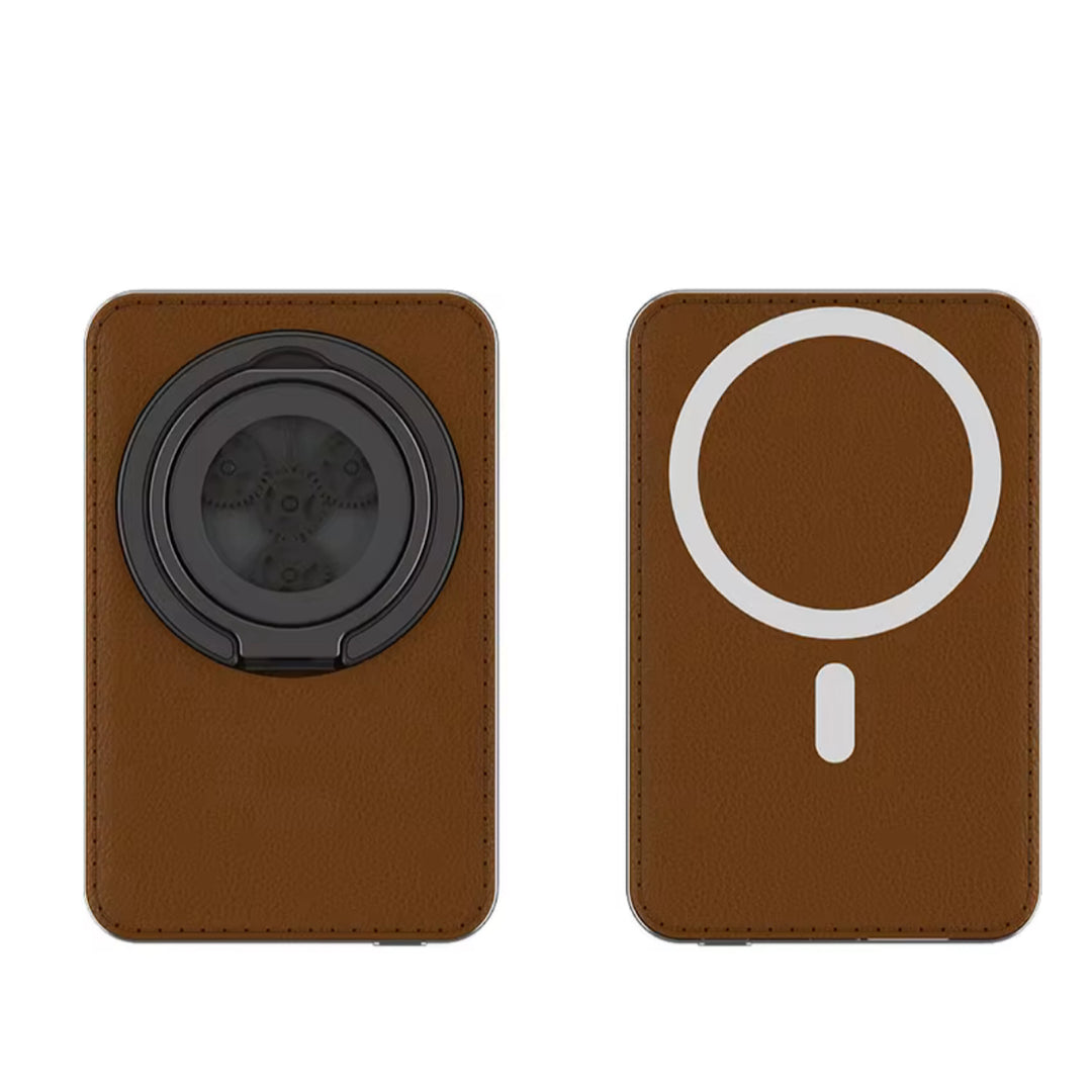 Magnetic Leatherette Wireless iPhone Charger