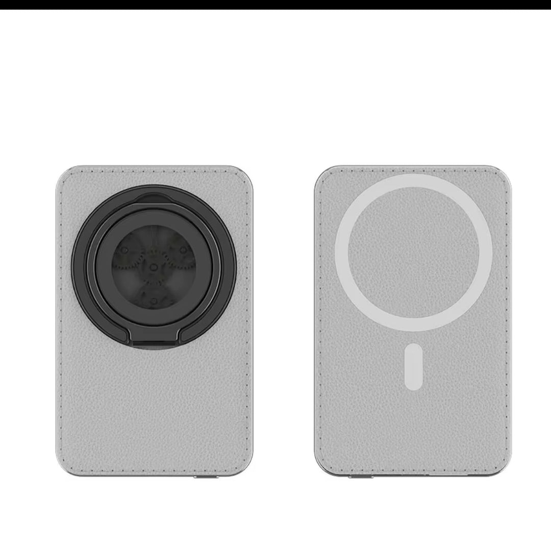 Magnetic Leatherette Wireless iPhone Charger