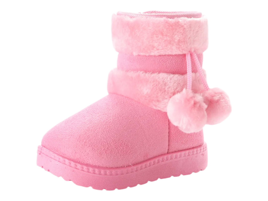 Warm Kids Girls Cotton Boots