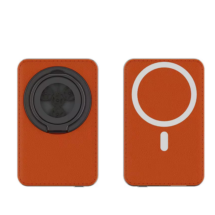 Magnetic Leatherette Wireless iPhone Charger