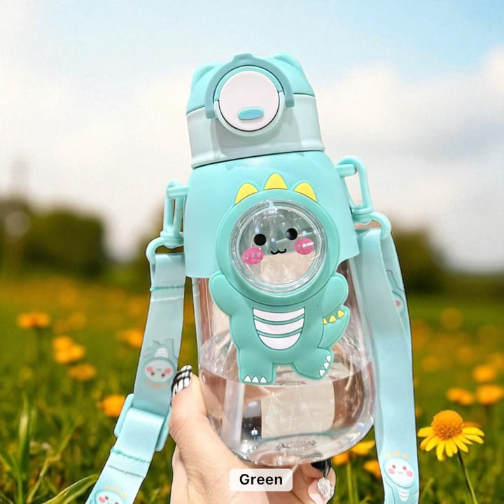 Kids Cartoon Plastic Water Bottle
