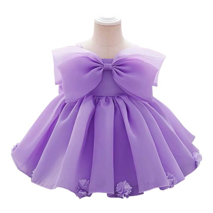 Lovely Big Bow Gown Girls Dress