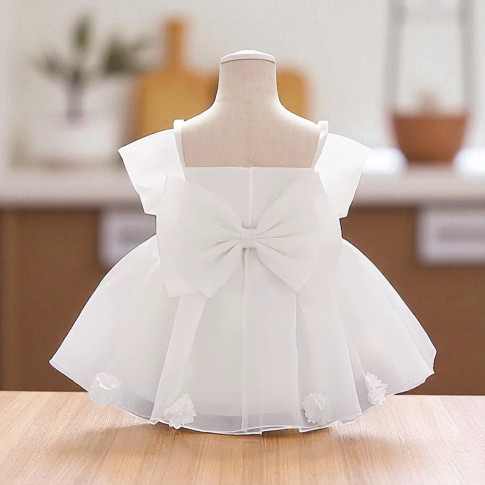 Lovely Big Bow Gown Girls Dress